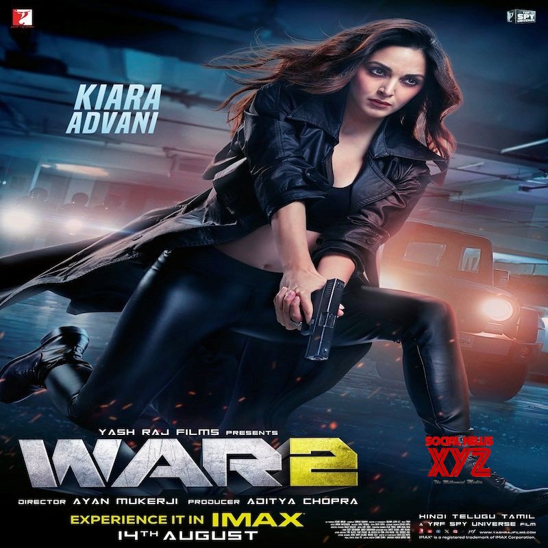 Kiara Advani stars in the action-packed poster for the upcoming movie War 2, releasing on 14th August in IMAX